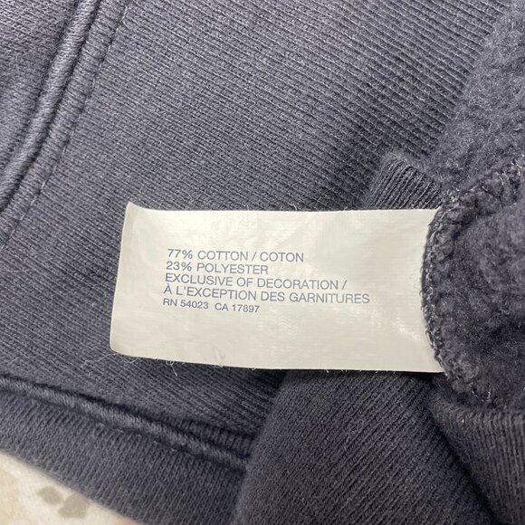 GAP Hooded Sweatshirt Size Small - Unisex - Dark Blue - Vintage - Picture 5 of 10